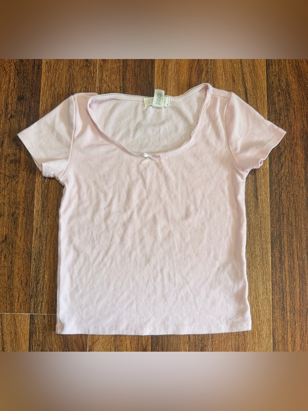 Full Tilt Light Pink Short Sleeve Girls Tee